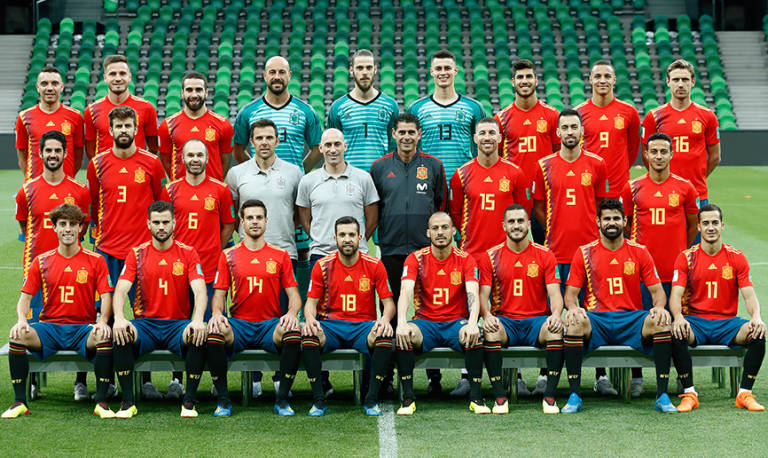 Grupo de la selección española