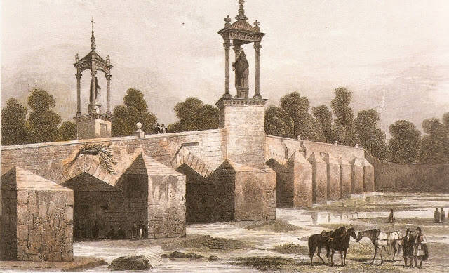  Puente del Real. Dibujo del siglo XIX