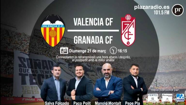 Coordinar Serena pájaro VCF | Sigue en directo el Valencia CF - Granada - Plaza Deportiva