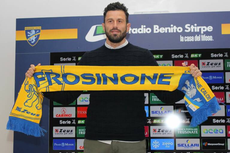Fabio Grosso, técnico del Frosinone de la Serie B.