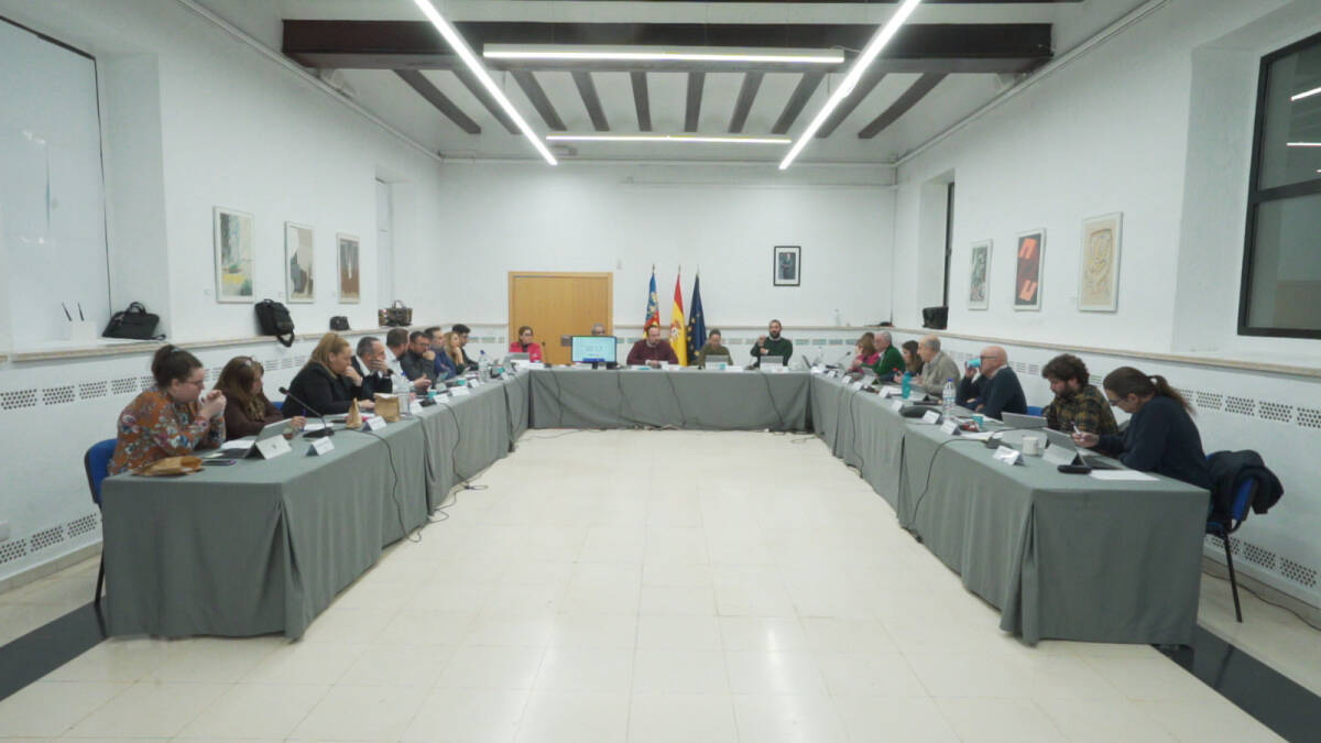 Pleno del Ayuntamiento de Manises. Foto: Ajuntament de Manises