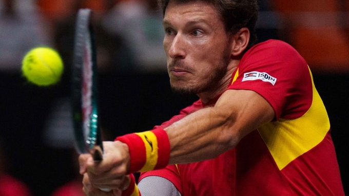 #DavisCoup | Pablo Carreño gives Spain its first point against Australia